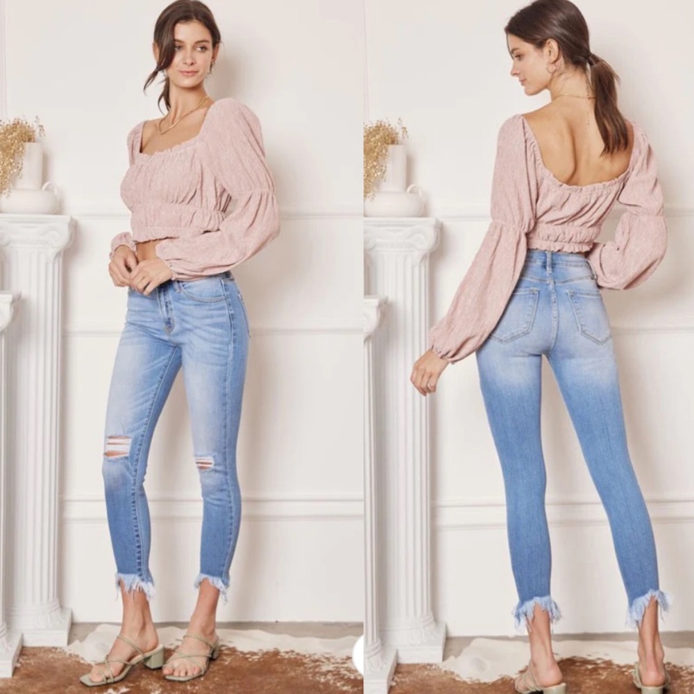 NWT KanCan Delilah High Rise Ankle Skinny Jeans